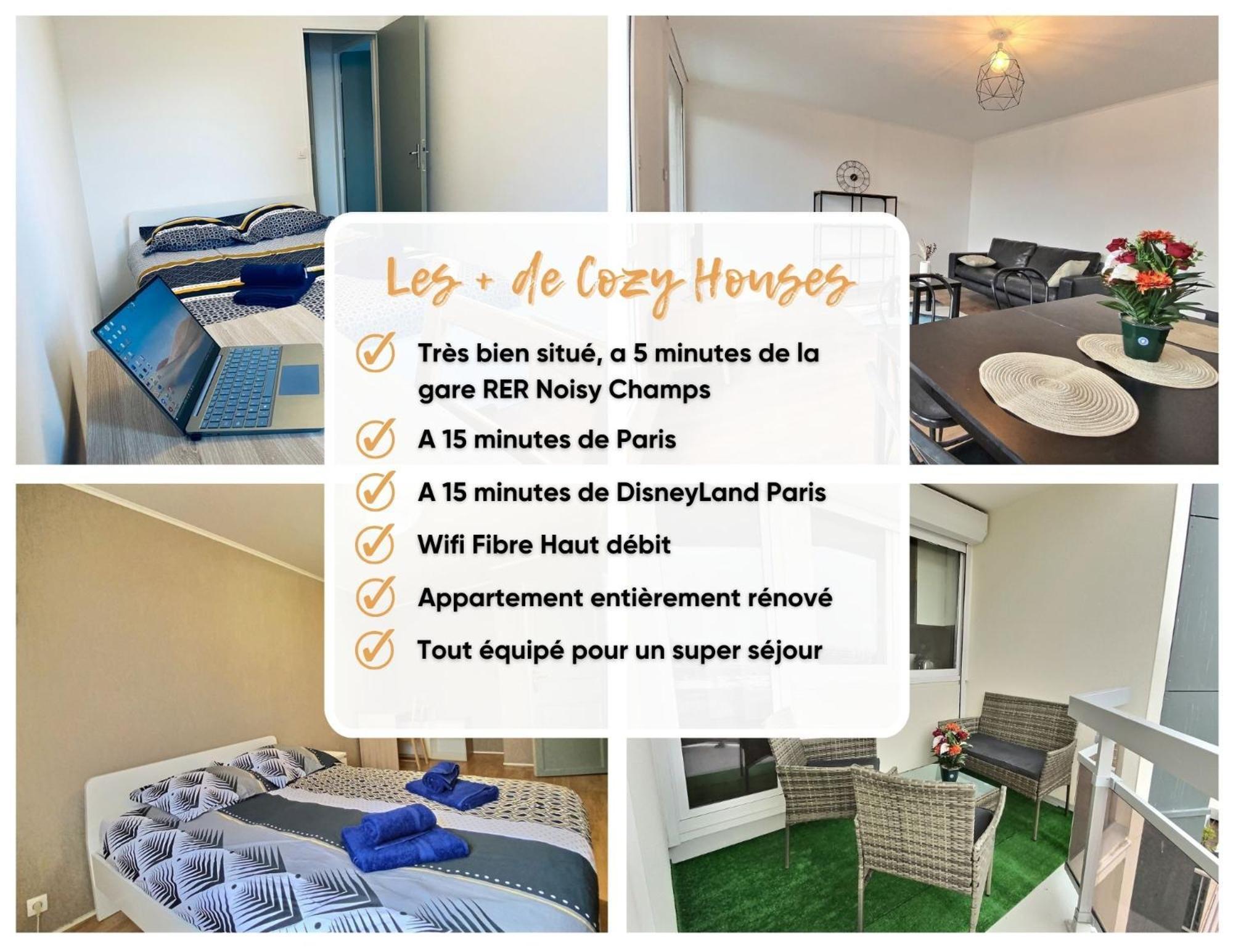 L'Appart Passerelle Paris Et Disney - Cozy Houses Noisy-le-Grand Luaran gambar